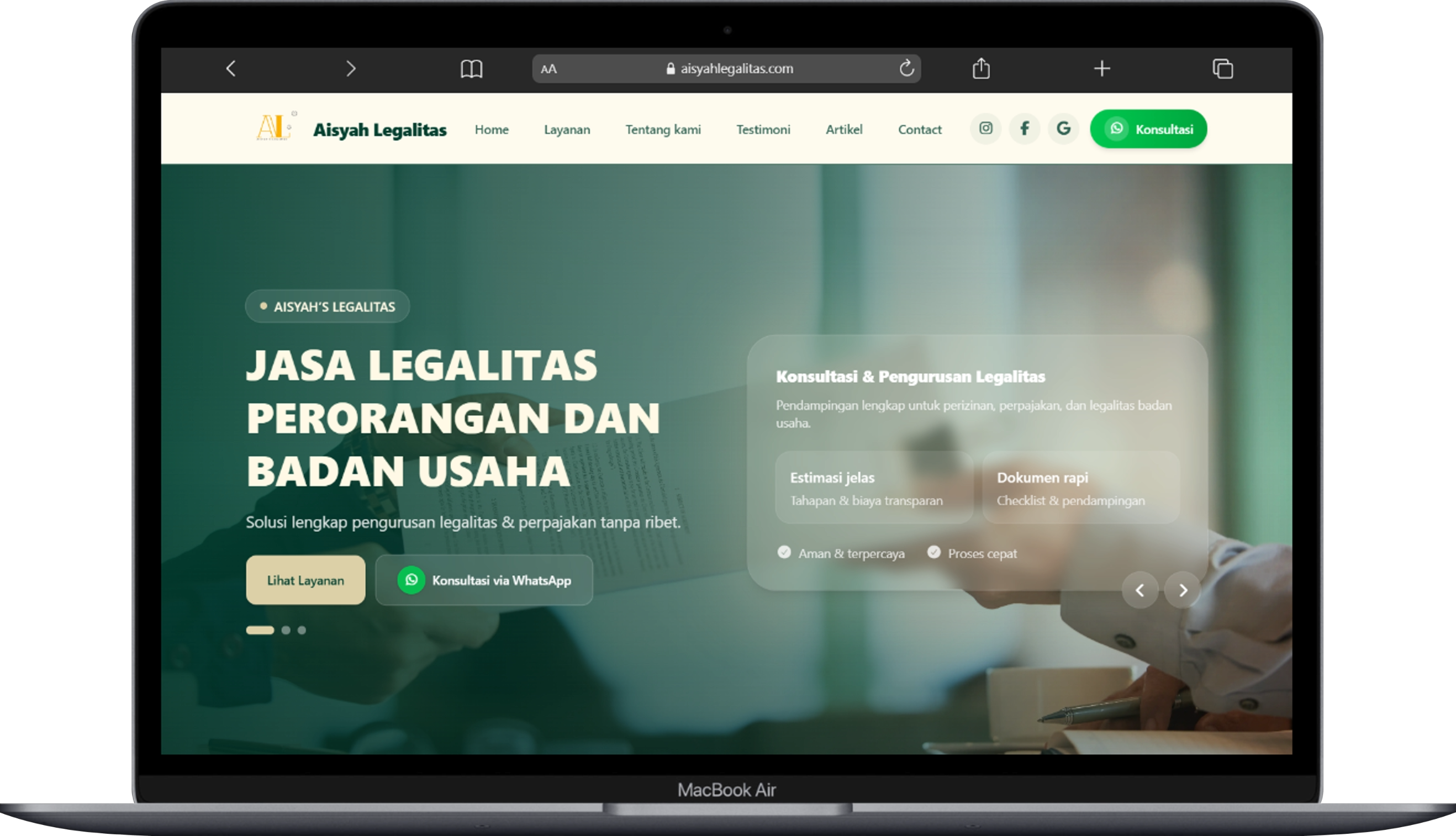 Aisyah Legalitas
