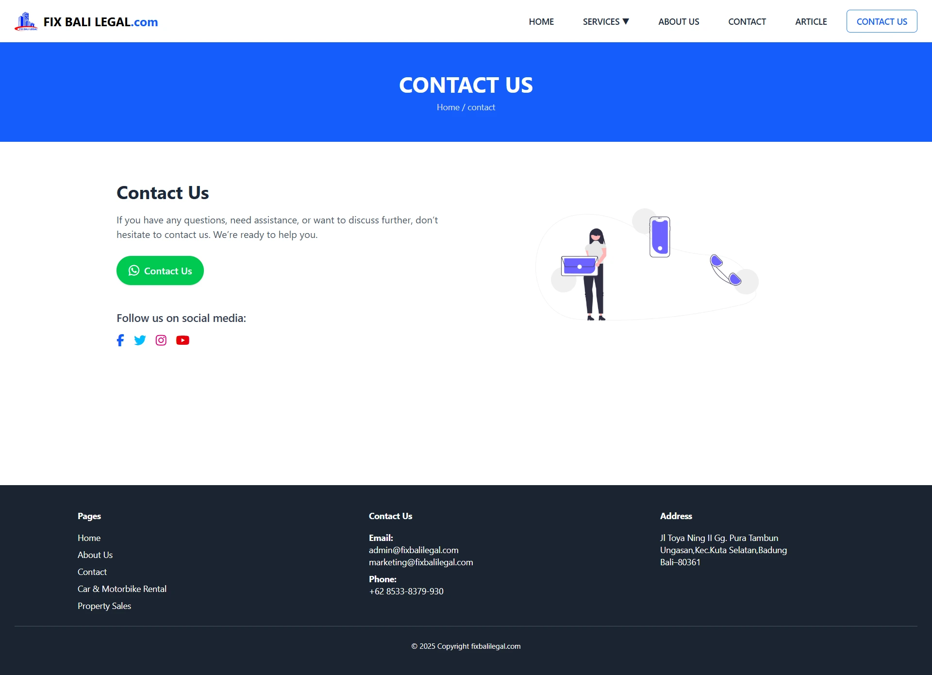 Screenshot PT Fix Bali Legal
